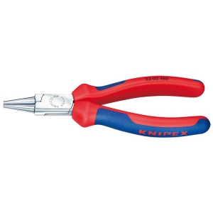 Knipex 22 05 140 Pliers Round Nose chrome-plated 140mm